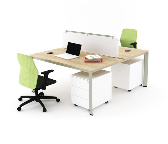 Plato Double Working Desk | Desks | Nurus