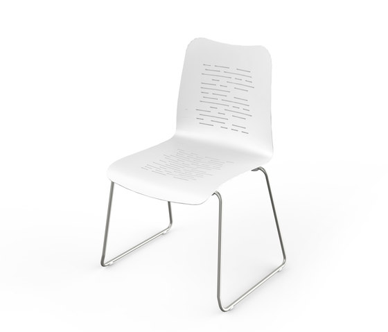 Slim Stackable Chair Milled | Chaises | Viteo