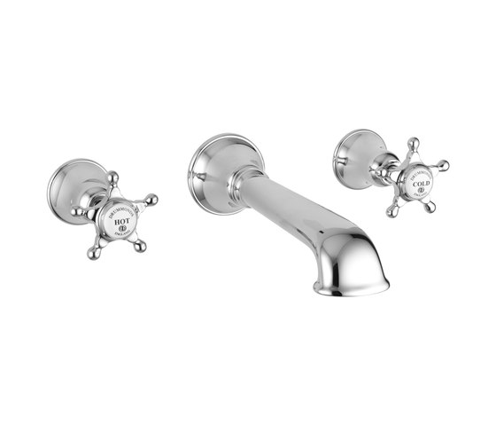 Backloading Bath Tap with Skye Heads | Robinetterie pour baignoire | Drummonds