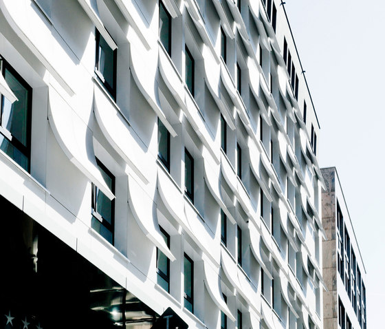 concrete skin | Eurostars Book Hotel München | Fassadensysteme | Rieder