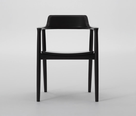 Hiroshima Arm chair High (Wooden seat) | Sedie | MARUNI