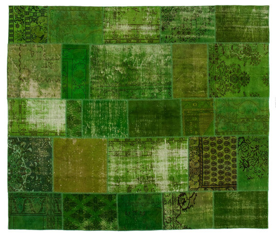 Patchwork green | Formatteppiche | GOLRAN 1898