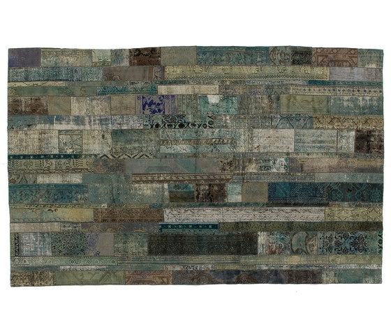 Patchwork Restyled aqua | Tapis / Tapis de designers | GOLRAN 1898