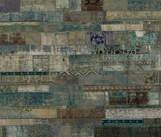 Patchwork Restyled aqua | Tapis / Tapis de designers | GOLRAN 1898