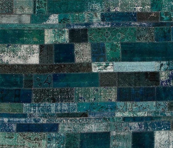 Patchwork Restyled blue | Formatteppiche | GOLRAN 1898