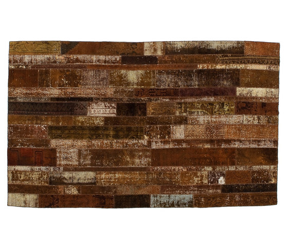 Patchwork Restyled brown | Rugs | GOLRAN 1898