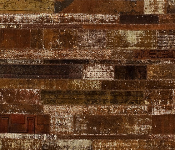 Patchwork Restyled brown | Formatteppiche | GOLRAN 1898
