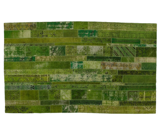 Patchwork Restyled green | Rugs | GOLRAN 1898