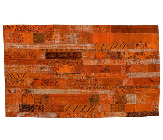 Patchwork Restyled orange | Rugs | GOLRAN 1898