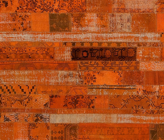 Patchwork Restyled orange | Alfombras / Alfombras de diseño | GOLRAN 1898