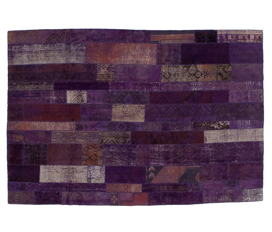 Patchwork Restyled purple | Alfombras / Alfombras de diseño | GOLRAN 1898