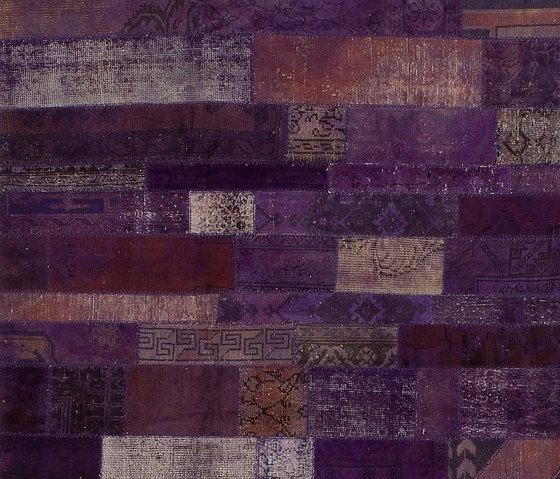 Patchwork Restyled purple | Formatteppiche | GOLRAN 1898