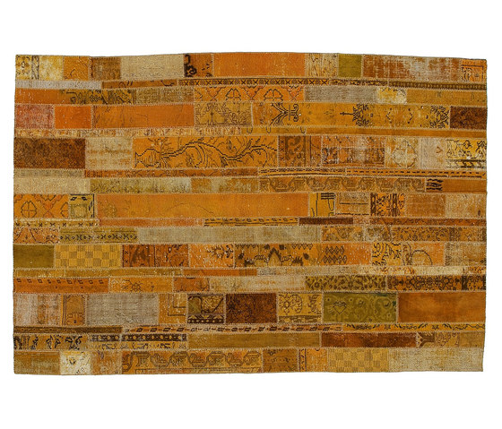 Patchwork Restyled yellow | Formatteppiche | GOLRAN 1898