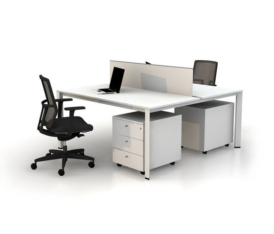 Plato Double Working Desk | Bureaux | Nurus