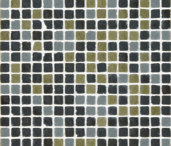 Vetro Chroma Melange Dark Verde | Mosaici vetro | FLORIM