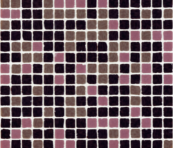 Vetro Chroma Melange Dark Rosa | Glass mosaics | FLORIM