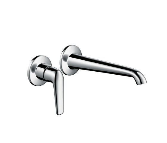 AXOR Bouroullec single lever basin mixer for concealed installation and wall mounting with spout 200 mm DN15 | Wash basin taps | AXOR