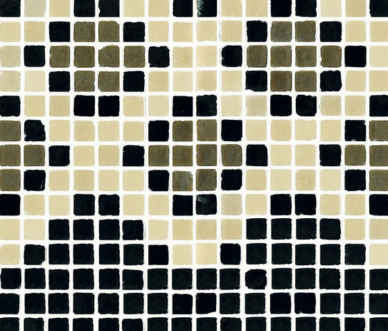 Vetro Pattern 03A Finale Dark | Glass mosaics | FLORIM
