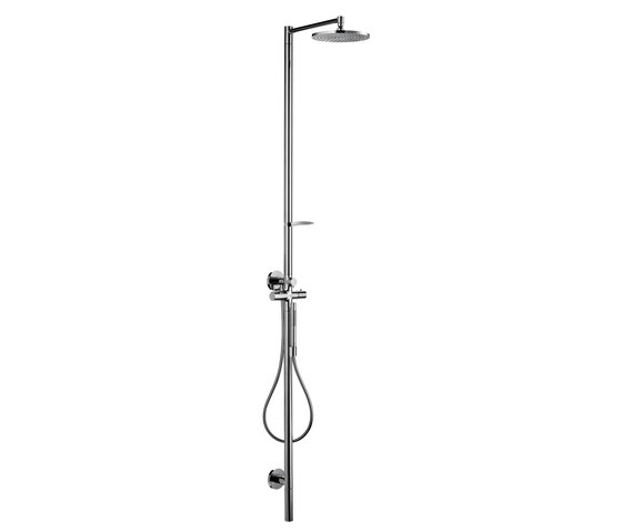 AXOR Starck Shower Column with thermostat and plate overhead shower Ø 240mm DN15 | Shower controls | AXOR