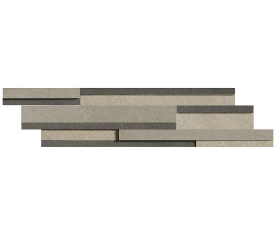 Industrial Decoro - Steel|Sage|PLomb | Ceramic mosaics | FLORIM