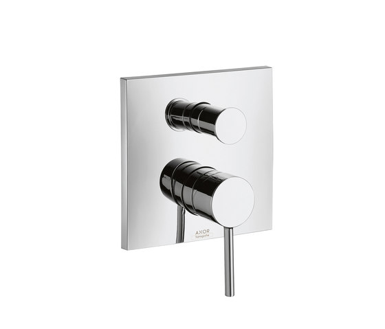 AXOR Starck X Single Lever Bath Mixer for concealed installation with integrated security combination according to EN1717 | Bath taps | AXOR
