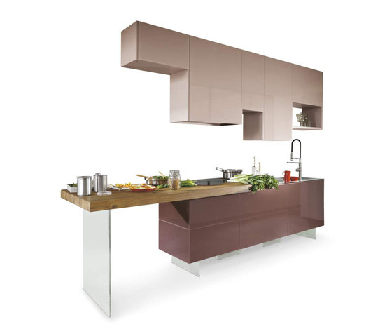 36e8_weightless_kitchen | Cucine parete | LAGO
