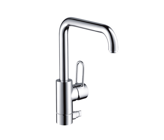 AXOR Uno Single Lever Kitchen Mixer with integrated shut-off valve DN15 | Kitchen taps | AXOR