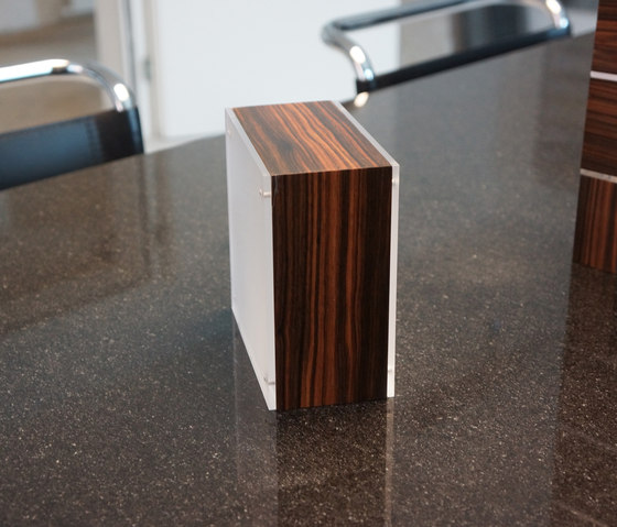 Cubo Cubetto Wood | Lámparas de sobremesa | luce²