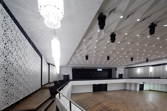 Room Acoustics | Sound absorbing wall systems | Bruag