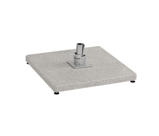 Zubehör - Bodenplatte Freiarmschirm Granit | Sonnenschirmständer | Weishäupl