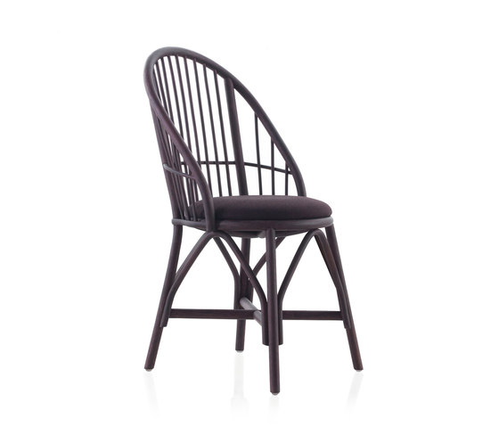 Rattan 70s reedited Coqueta dining chair | Chairs | Expormim