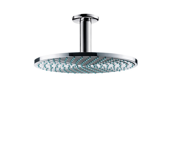 hansgrohe Raindance S 240 Air 1jet overhead shower EcoSmart 9 l/min with ceiling connector 100 mm | Shower controls | Hansgrohe