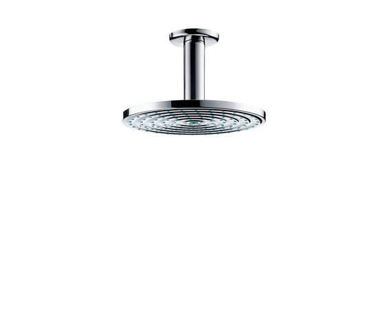 hansgrohe Raindance S 180 Air 1jet overhead shower EcoSmart 9 l/min with ceiling connector 100 mm | Shower controls | Hansgrohe