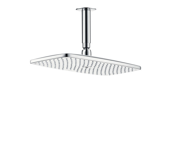 hansgrohe Raindance E 360 Air 1jet overhead shower with ceiling connector 100 mm | Shower controls | Hansgrohe