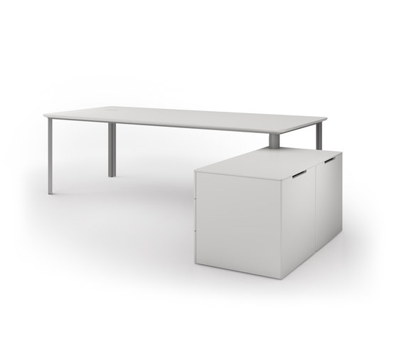 D1 Desk system | Caissons bureau | Holzmedia