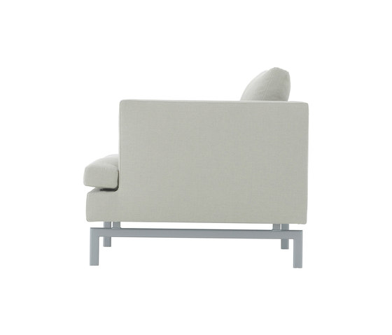 Stricto Sensu Contract | Sessel Mit Armlehnen Gestell Aluminium Hochglanzpoliert Komplettes Element | Sessel | Ligne Roset