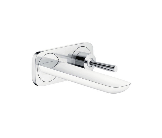 hansgrohe Single lever basin mixer for concealed installation with spout 165 mm wall-mounted | Rubinetteria lavabi | Hansgrohe