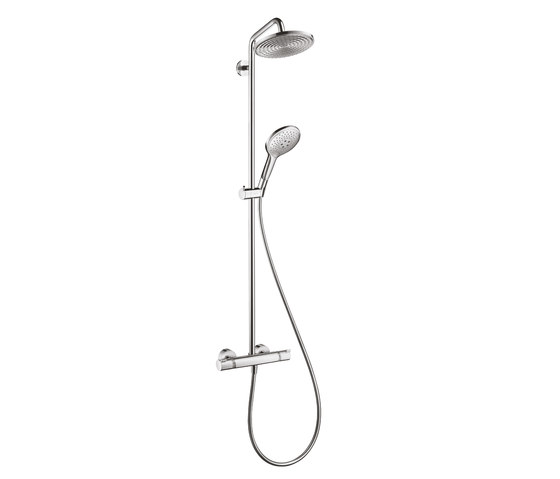 hansgrohe Raindance Select S 240 1jet Showerpipe termostato ducha visto Ecostat Comfort | Grifería para duchas | Hansgrohe