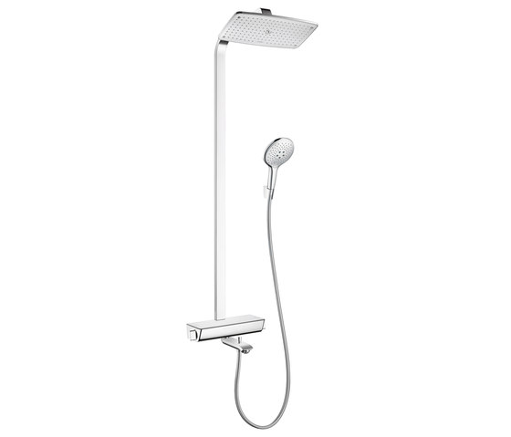 hansgrohe Raindance Select E 360 1jet Showerpipe termostato visto bañera Ecostat Select | Grifería para bañeras | Hansgrohe