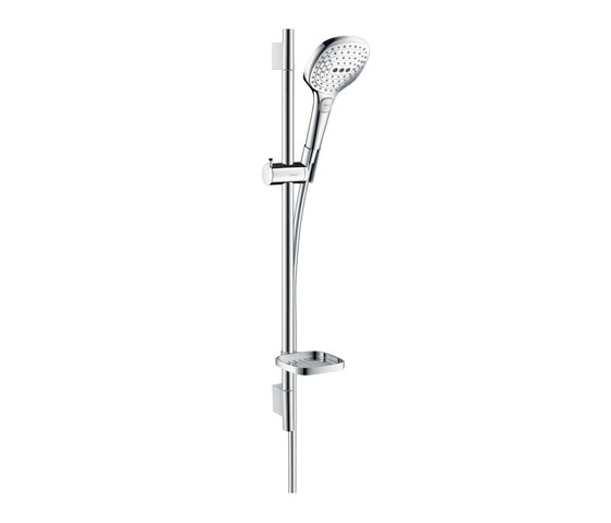 hansgrohe Raindance Select E 120 3jet hand shower/ Unica'S Puro wall bar 0.65 m set | Rubinetteria accessori | Hansgrohe
