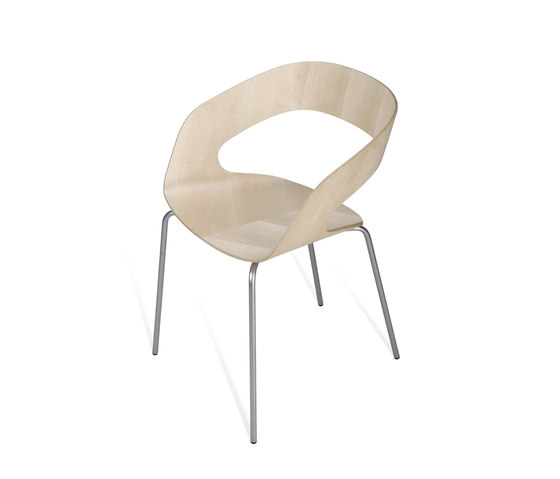 Chat 4-leg chair | Sillas | Plycollection