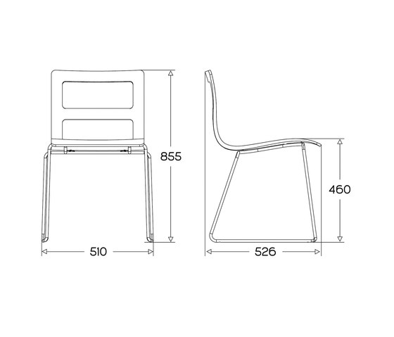 Finestra chair | Sedie | Plycollection