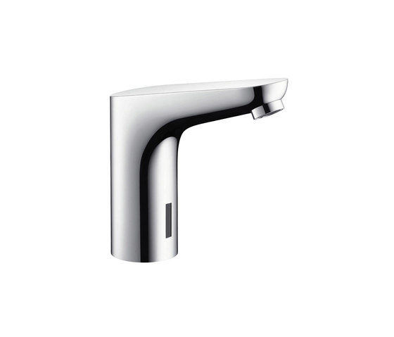 hansgrohe Focus Electronic basin mixer with temperature pre-adjustment battery-operated | Wash basin taps | Hansgrohe