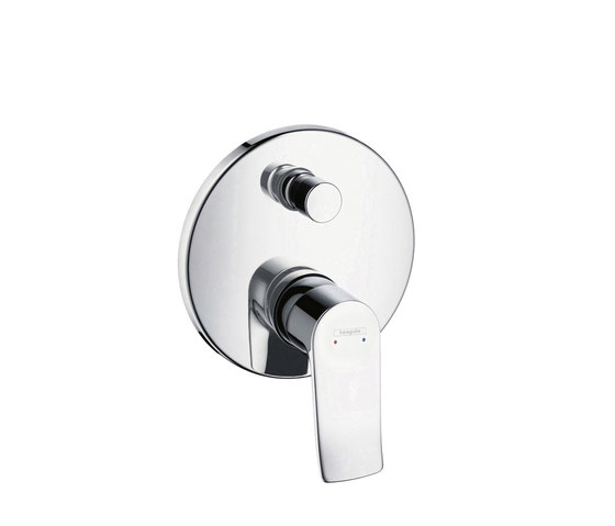 hansgrohe Metris Single lever bath mixer for concealed installation with integrated security combination according to EN1717 | Bath taps | Hansgrohe