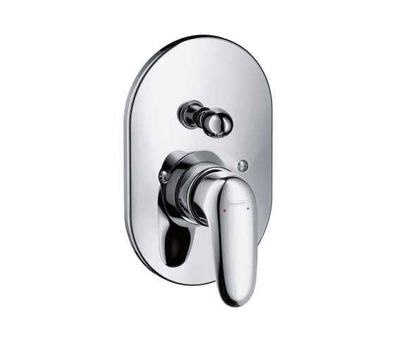 Hansgrohe Metris E Single Lever Bath Mixer for concealed installation | Bath taps | Hansgrohe
