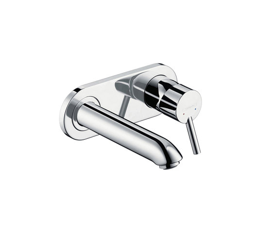 hansgrohe Talis Single lever basin mixer for concealed installation with spout 165 mm wall-mounted | Wash basin taps | Hansgrohe