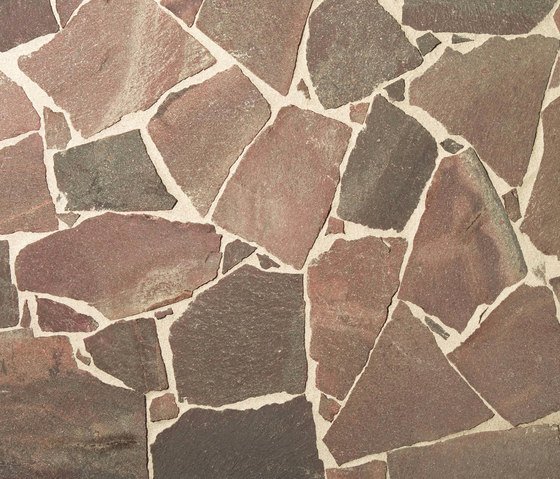 Quarz-Porphyr Polygonalplatten, spaltrau | Panneaux en pierre naturelle | Metten