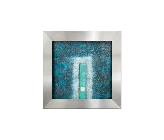 Wasserbild Edelstahl Gate | Zimmerbrunnen | art aqua