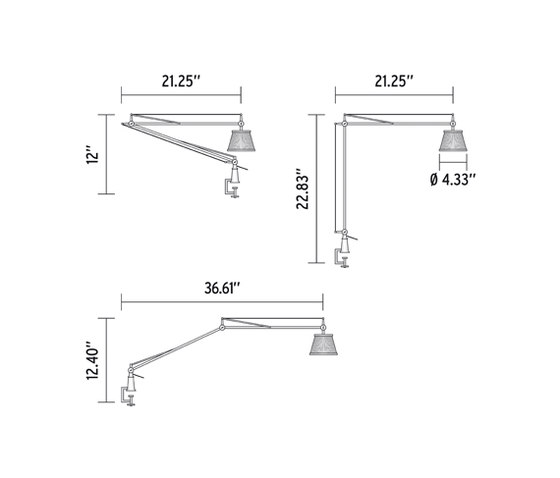 Archimoon Soft clamp | Table lights | Flos