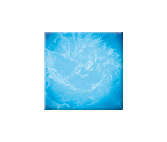 Lichtobjekt Square Blau | Wandleuchten | art aqua